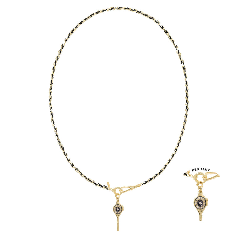 N° 969 NECKLACE | GOLD BLACK - Marie Laure Chamorel