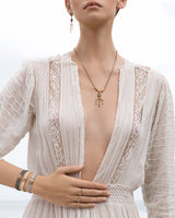 N° 971 NECKLACE | RUTHENIUM GOLD - Marie Laure Chamorel