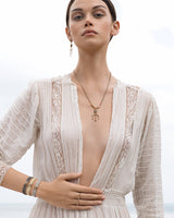 N° 971 NECKLACE | RUTHENIUM GOLD - Marie Laure Chamorel