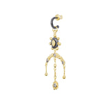 N° 973_UNIT EARRING | GOLD - Marie Laure Chamorel