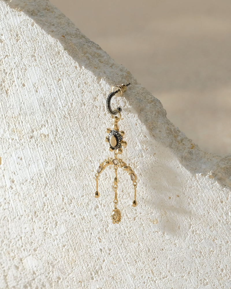 N° 973_UNIT EARRING | GOLD - Marie Laure Chamorel