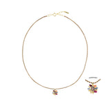 N° 976 NECKLACE | GOLD BROWN CARAMEL - Marie Laure Chamorel