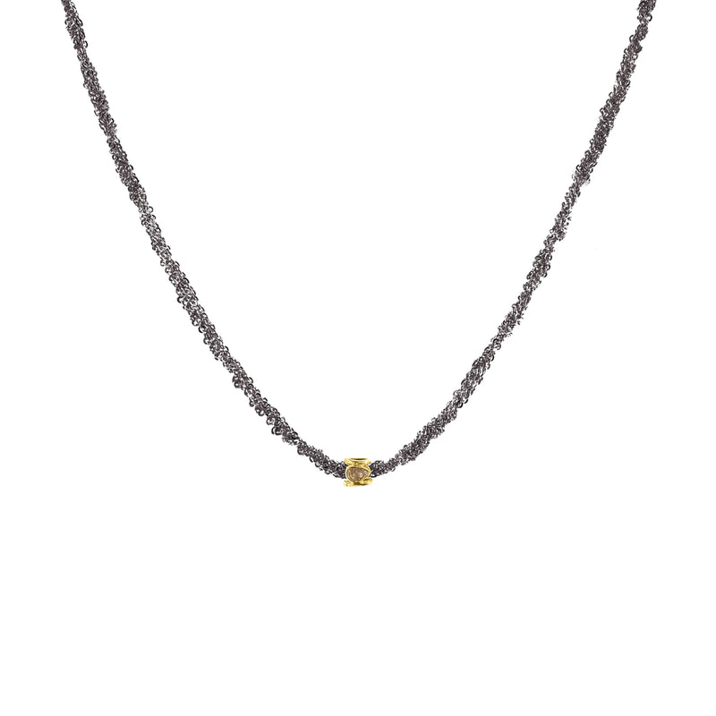 N° 985 NECKLACE | RUTHENIUM - Marie Laure Chamorel