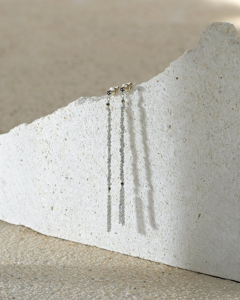 N° 986 EARRING | RHODIUM - Marie Laure Chamorel