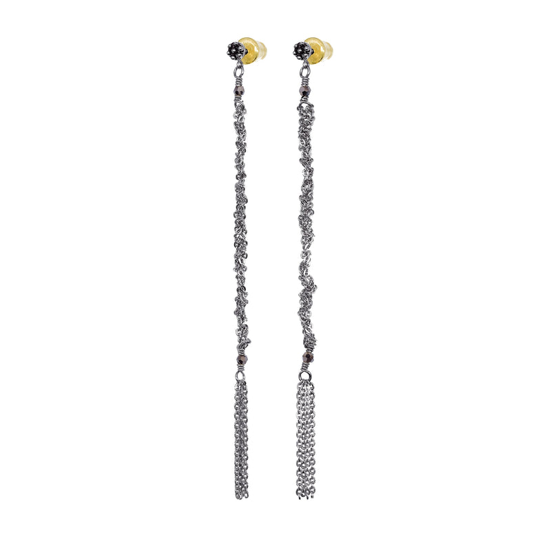 N° 986 EARRING | RUTHENIUM - Marie Laure Chamorel