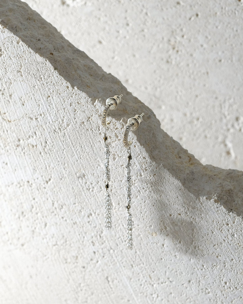 N° 988 EARRING | RHODIUM - Marie Laure Chamorel