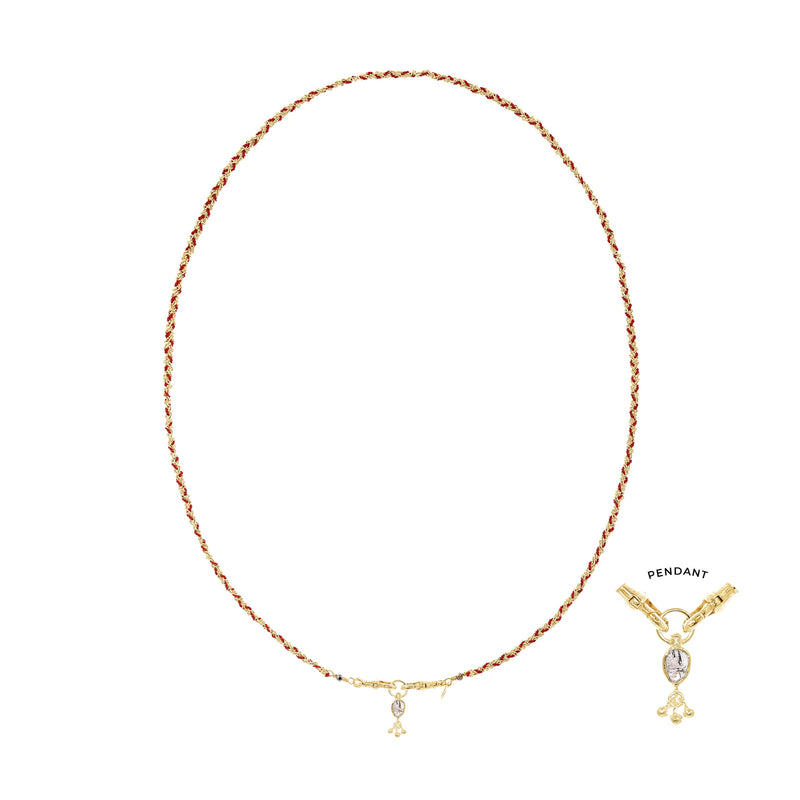 N° 989 NECKLACE | GOLD RED - Marie Laure Chamorel