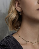N° 744 EARRING | BICOLOR GOLD