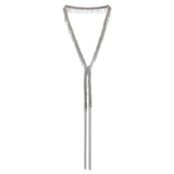 1C003 MULTI TWIST LARIAT NECKLACE | WHITE BRONZE - Marie Laure Chamorel