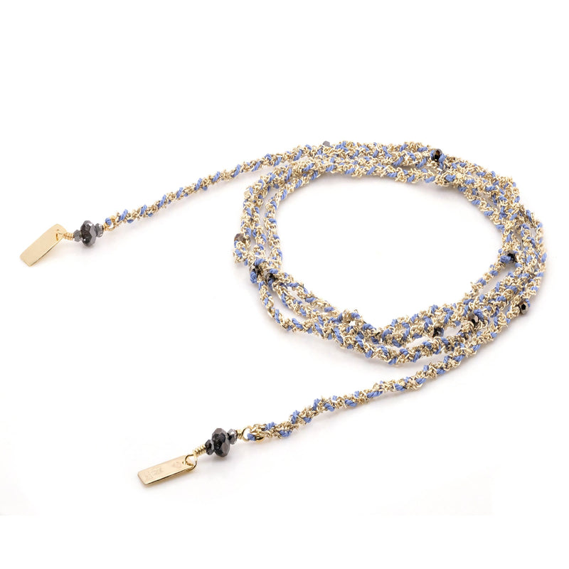 N° 182 COLLIER | GOLD BLUE