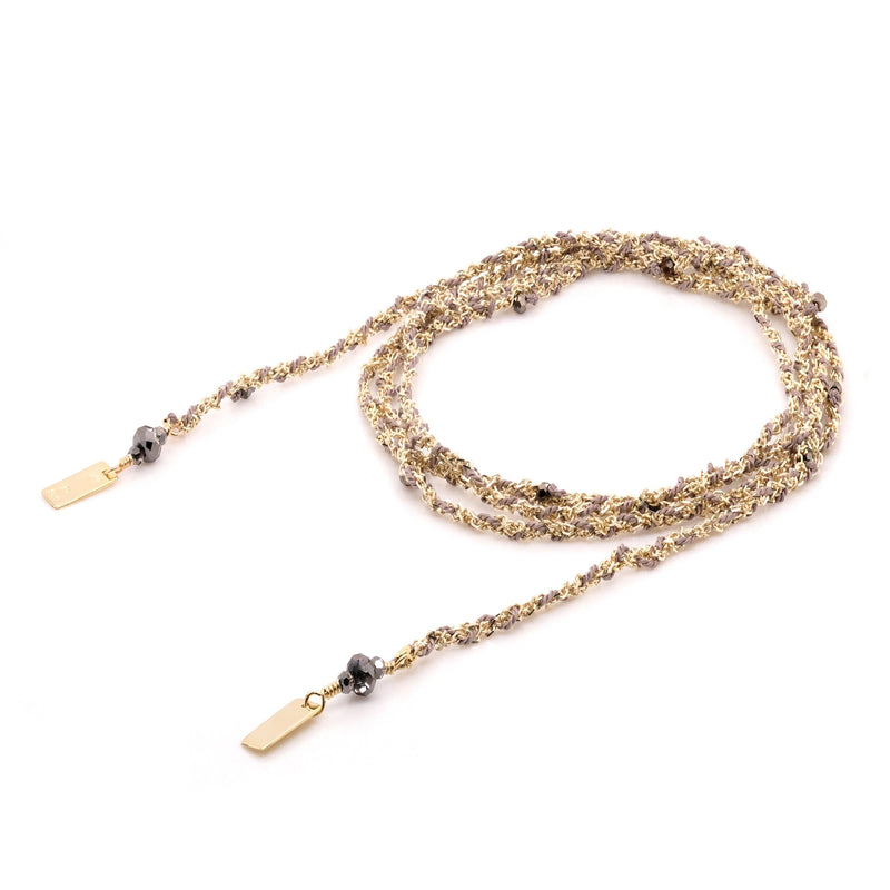 N° 182 NECKLACE | GOLD GREY