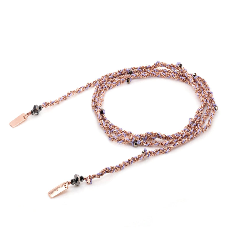 N° 182 NECKLACE | PINK GOLD LILA