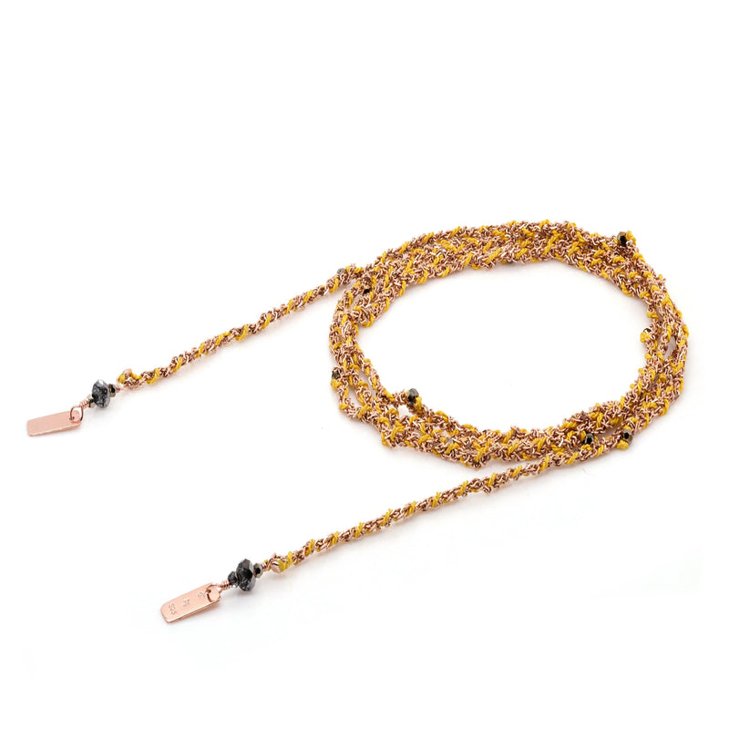 N° 182 NECKLACE | PINK GOLD YELLOW
