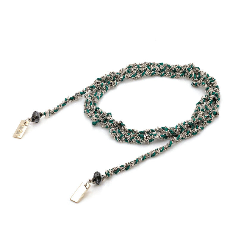 N° 182 COLLIER | SILVER GREEN