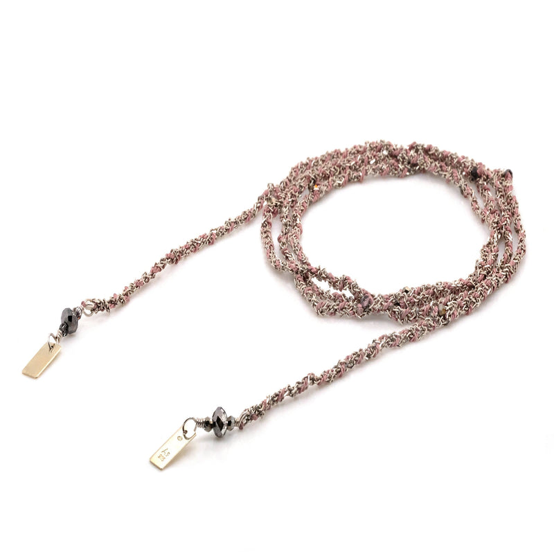 N° 182 COLLIER | SILVER PINK
