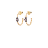 N° 744 EARRING | BICOLOR GOLD