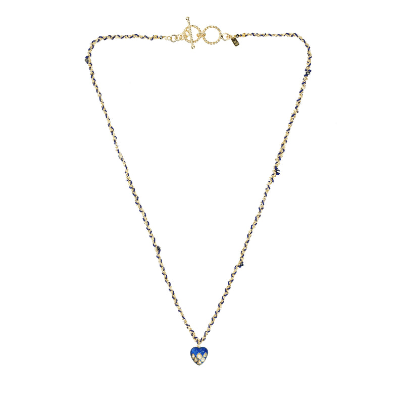 N° 782 NECKLACE | GOLD NAVY HEART