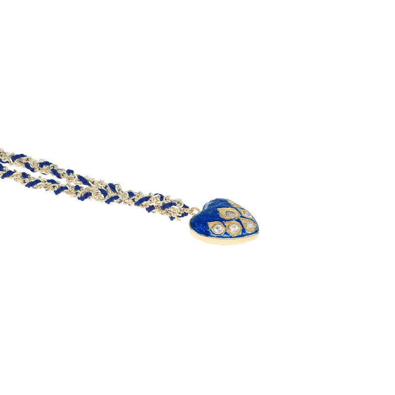 N° 782 NECKLACE | GOLD NAVY HEART