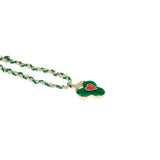 N° 783 NECKLACE | GOLD GREEN CLOVER