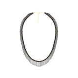 N° 550 NECKLACE | RUTHENIUM LUREX GOLD - Marie Laure Chamorel