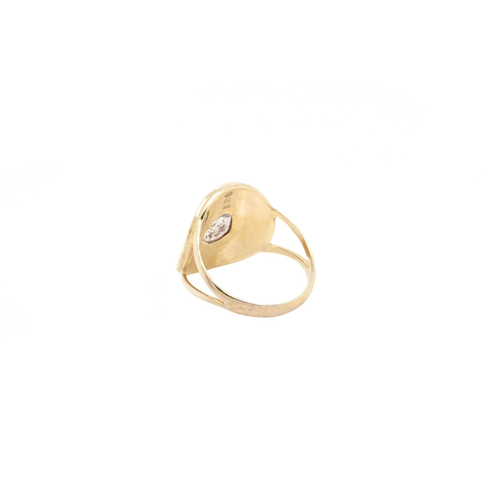 VTG 80s GAULTIER Gold-Tone Mary Ring VTG 80s GAULTIER Gold-Tone Mary Ring